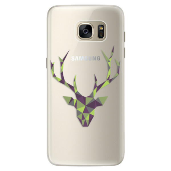 Silikónové puzdro iSaprio - Deer Green - Samsung Galaxy S7