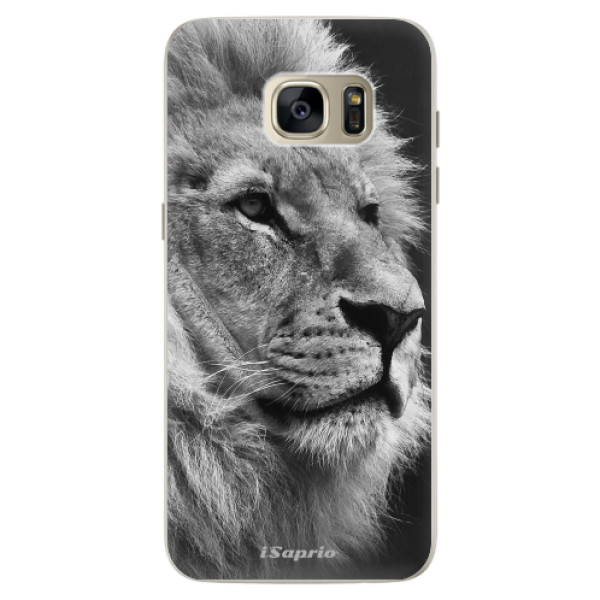 Silikónové puzdro iSaprio - Lion 10 - Samsung Galaxy S7 Edge