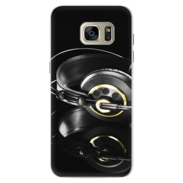 Silikónové puzdro iSaprio - Headphones 02 - Samsung Galaxy S7 Edge