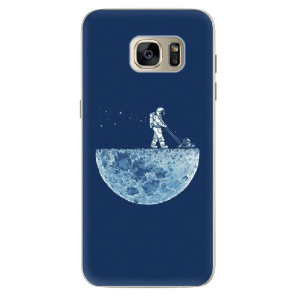 Silikónové puzdro iSaprio - Moon 01 - Samsung Galaxy S7 Edge