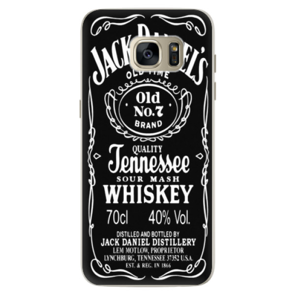 Silikónové puzdro iSaprio - Jack Daniels - Samsung Galaxy S7 Edge