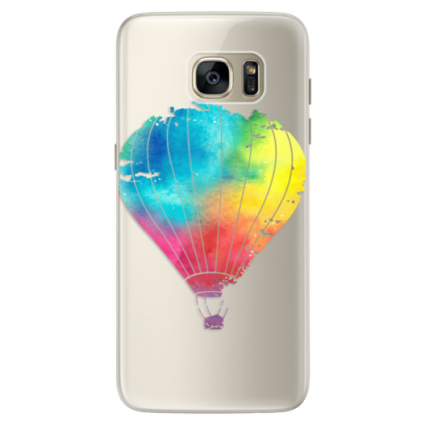 Silikónové puzdro iSaprio - Flying Baloon 01 - Samsung Galaxy S7 Edge