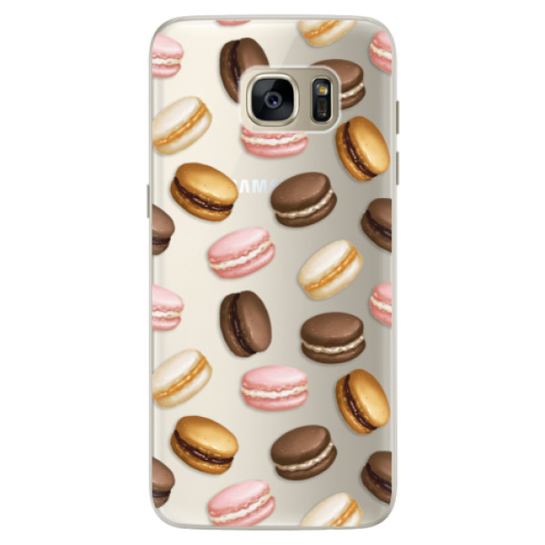 Silikónové puzdro iSaprio - Macaron Pattern - Samsung Galaxy S7 Edge