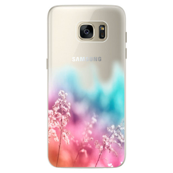 Silikónové puzdro iSaprio - Rainbow Grass - Samsung Galaxy S7 Edge