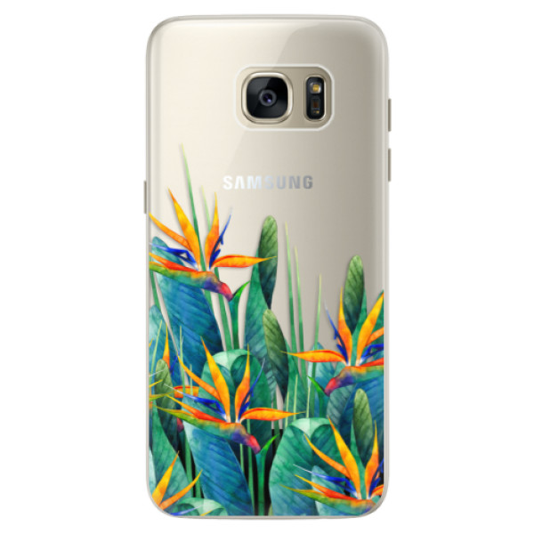 Silikónové puzdro iSaprio - Exotic Flowers - Samsung Galaxy S7 Edge