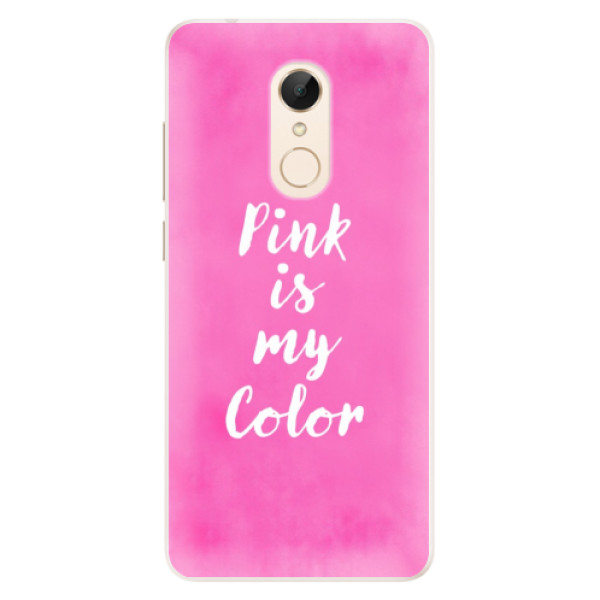 Silikónové puzdro iSaprio - Pink is my color - Xiaomi Redmi 5