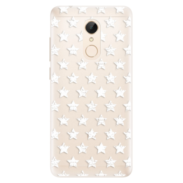 Silikónové puzdro iSaprio - Stars Pattern - white - Xiaomi Redmi 5