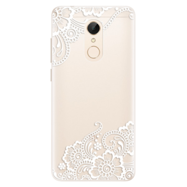 Silikónové puzdro iSaprio - White Lace 02 - Xiaomi Redmi 5