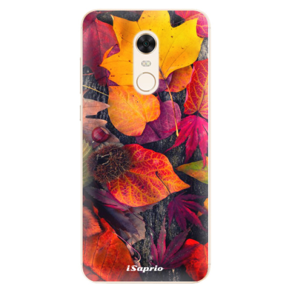 Silikónové puzdro iSaprio - Autumn Leaves 03 - Xiaomi Redmi 5 Plus