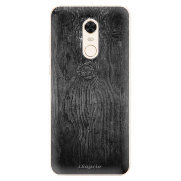 Silikónové puzdro iSaprio - Black Wood 13 - Xiaomi Redmi 5 Plus