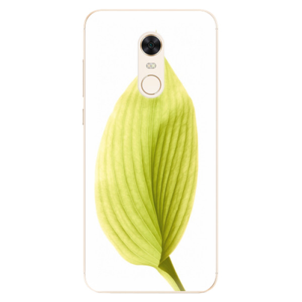 Silikónové puzdro iSaprio - Green Leaf - Xiaomi Redmi 5 Plus