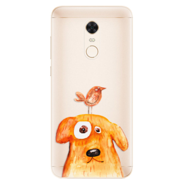 Silikónové puzdro iSaprio - Dog And Bird - Xiaomi Redmi 5 Plus