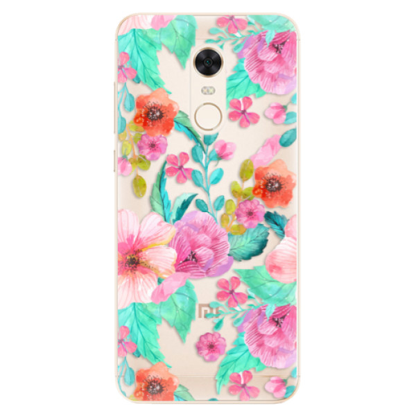 Silikónové puzdro iSaprio - Flower Pattern 01 - Xiaomi Redmi 5 Plus