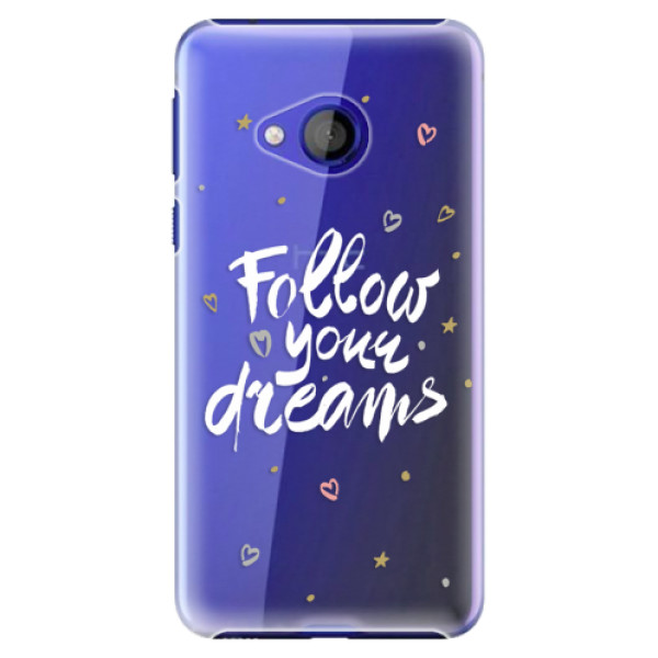Plastové puzdro iSaprio - Follow Your Dreams - white - HTC U Play