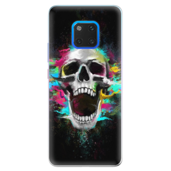Silikónové puzdro iSaprio - Skull in Colors - Huawei Mate 20 Pro