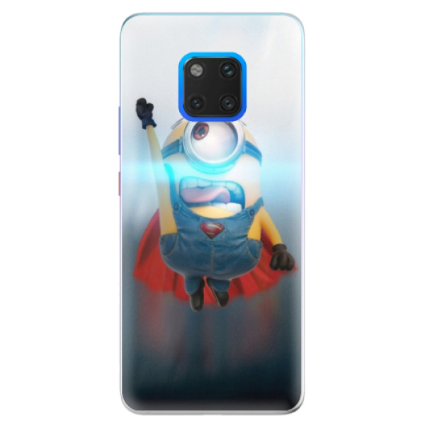 Silikónové puzdro iSaprio - Mimons Superman 02 - Huawei Mate 20 Pro