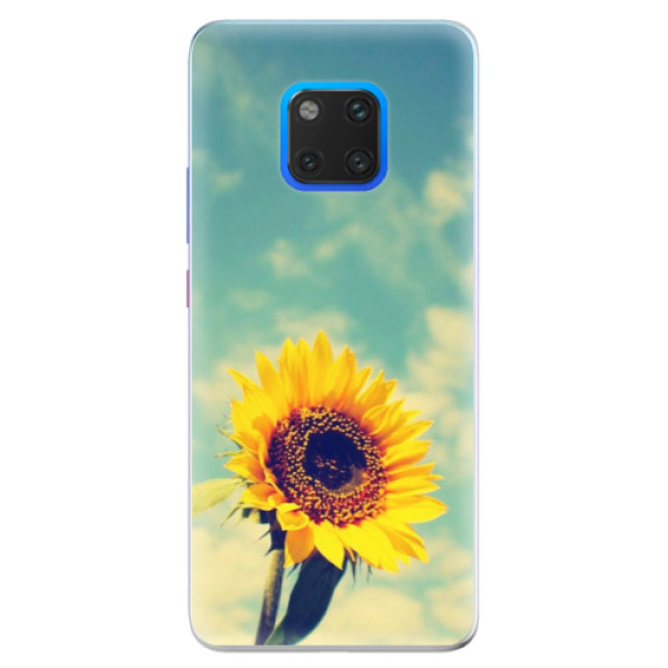 Silikónové puzdro iSaprio - Sunflower 01 - Huawei Mate 20 Pro