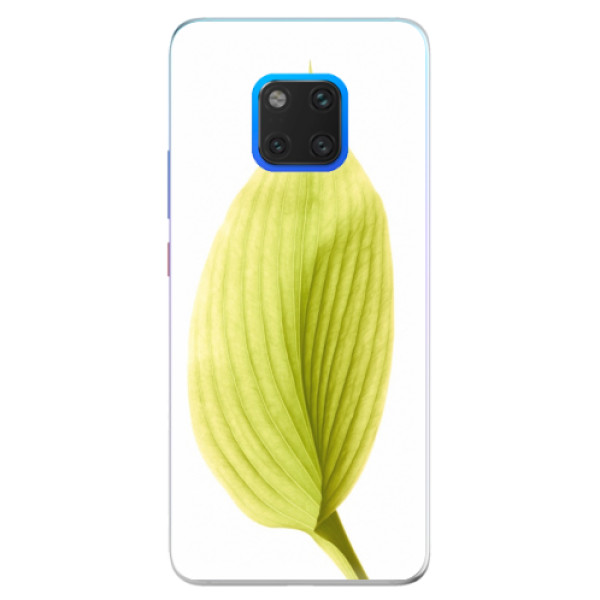 Silikónové puzdro iSaprio - Green Leaf - Huawei Mate 20 Pro