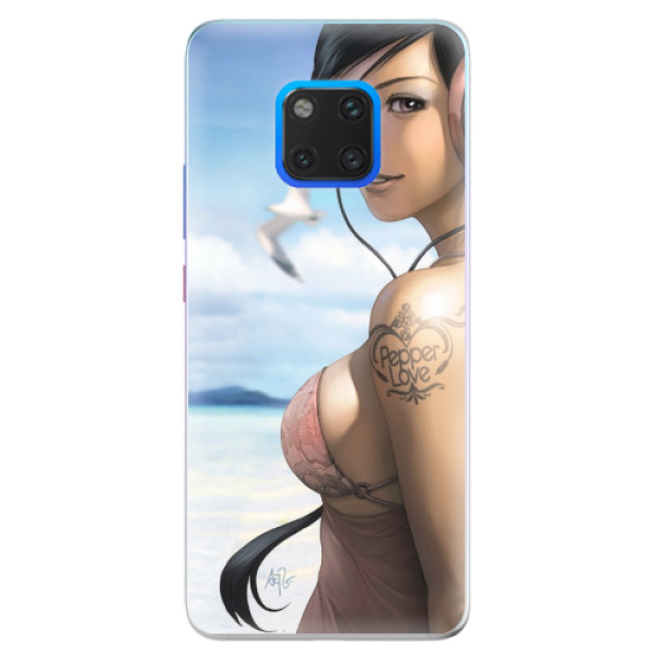 Silikónové puzdro iSaprio - Girl 02 - Huawei Mate 20 Pro