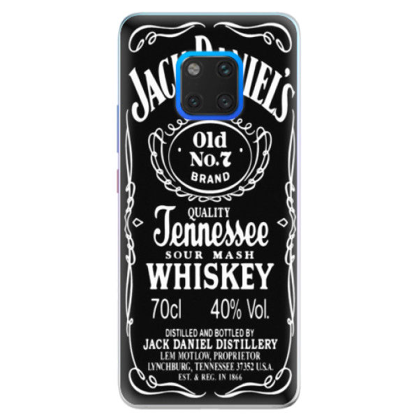 Silikónové puzdro iSaprio - Jack Daniels - Huawei Mate 20 Pro