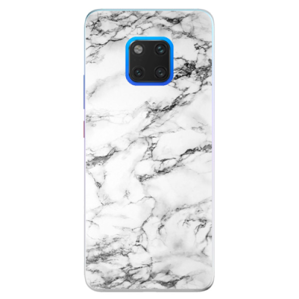 Silikónové puzdro iSaprio - White Marble 01 - Huawei Mate 20 Pro