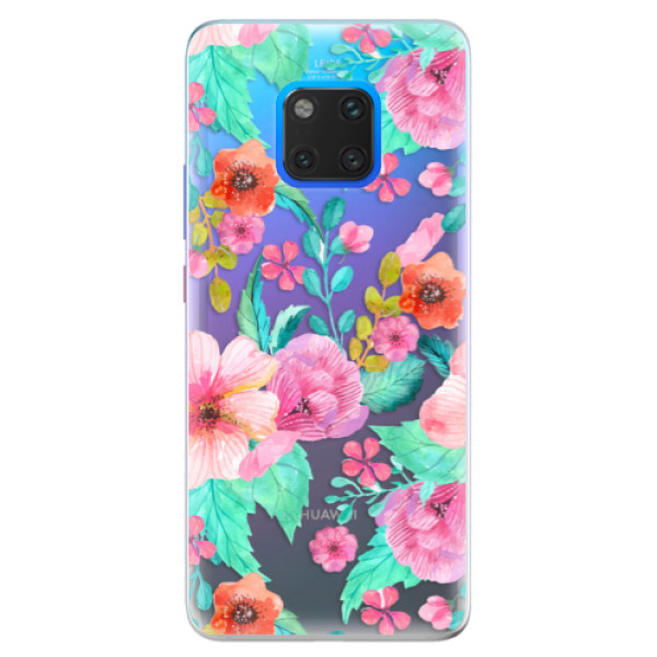 Silikónové puzdro iSaprio - Flower Pattern 01 - Huawei Mate 20 Pro