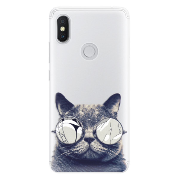 Silikónové puzdro iSaprio - Crazy Cat 01 - Xiaomi Redmi S2