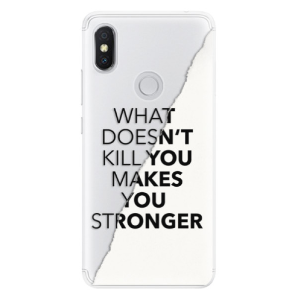 Silikónové puzdro iSaprio - Makes You Stronger - Xiaomi Redmi S2