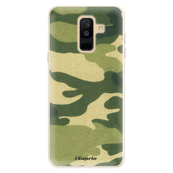 Silikónové puzdro iSaprio - Green Camuflage 01 - Samsung Galaxy A6+
