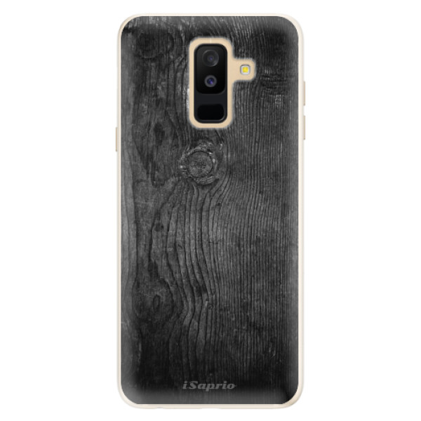 Silikónové puzdro iSaprio - Black Wood 13 - Samsung Galaxy A6+