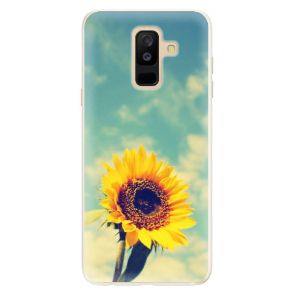 Silikónové puzdro iSaprio - Sunflower 01 - Samsung Galaxy A6+