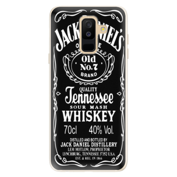 Silikónové puzdro iSaprio - Jack Daniels - Samsung Galaxy A6+