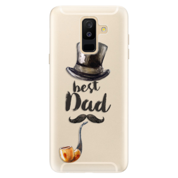 Silikónové puzdro iSaprio - Best Dad - Samsung Galaxy A6+