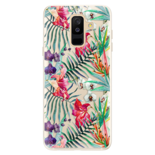 Silikónové puzdro iSaprio - Flower Pattern 03 - Samsung Galaxy A6+