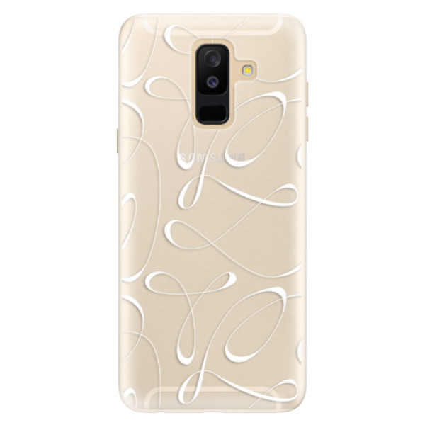 Silikónové puzdro iSaprio - Fancy - white - Samsung Galaxy A6+