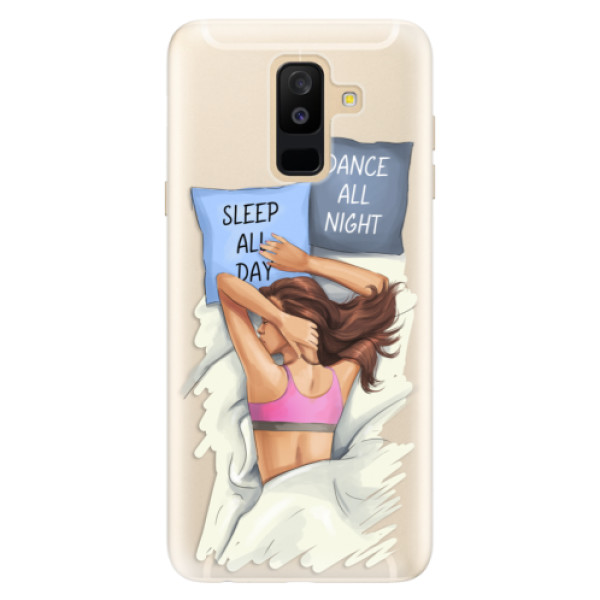 Silikónové puzdro iSaprio - Dance and Sleep - Samsung Galaxy A6+