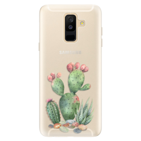 Silikónové puzdro iSaprio - Cacti 01 - Samsung Galaxy A6+