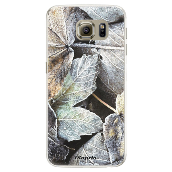 Silikónové puzdro iSaprio - Old Leaves 01 - Samsung Galaxy S6