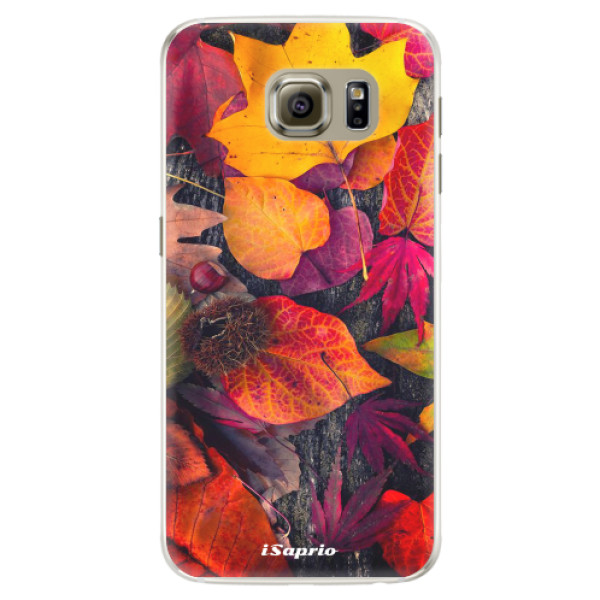 Silikónové puzdro iSaprio - Autumn Leaves 03 - Samsung Galaxy S6