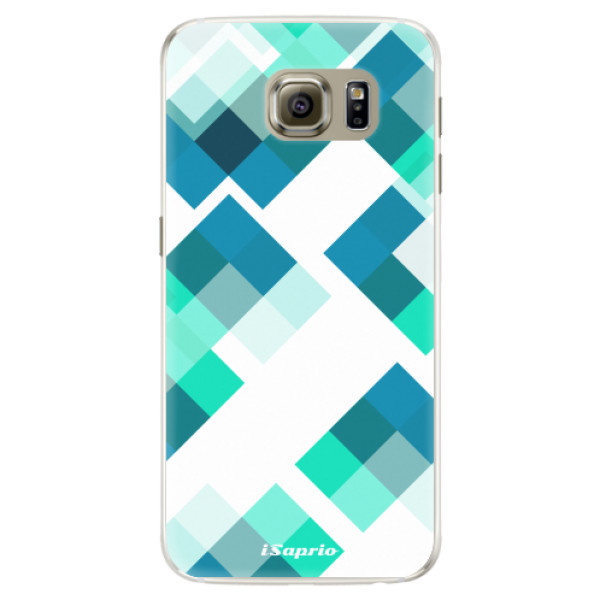 Silikónové puzdro iSaprio - Abstract Squares 11 - Samsung Galaxy S6