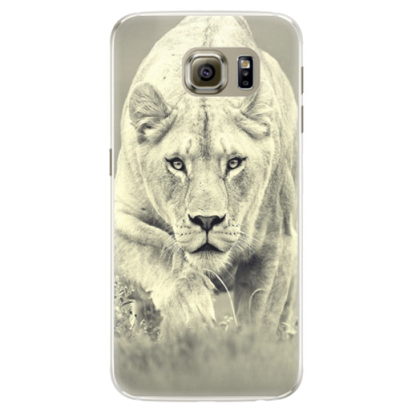Silikónové puzdro iSaprio - Lioness 01 - Samsung Galaxy S6