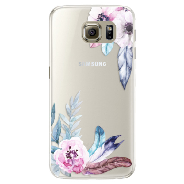 Silikónové puzdro iSaprio - Flower Pattern 04 - Samsung Galaxy S6