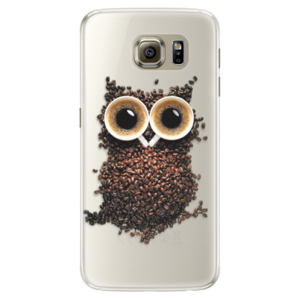 Silikónové puzdro iSaprio - Owl And Coffee - Samsung Galaxy S6