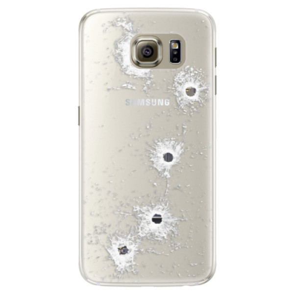 Silikónové puzdro iSaprio - Gunshots - Samsung Galaxy S6