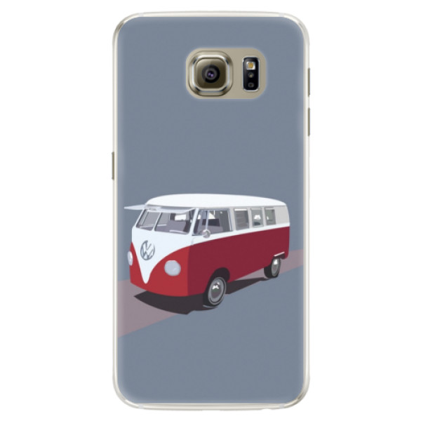 Silikónové puzdro iSaprio - VW Bus - Samsung Galaxy S6 Edge