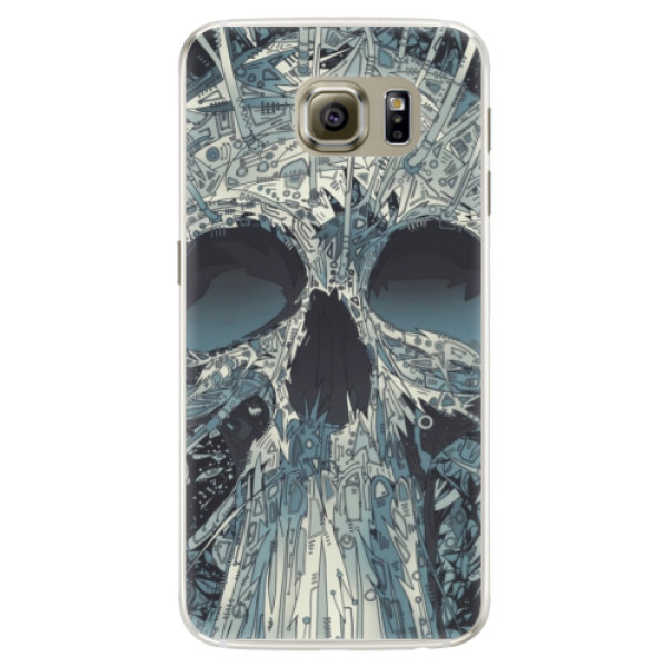 Silikónové puzdro iSaprio - Abstract Skull - Samsung Galaxy S6 Edge