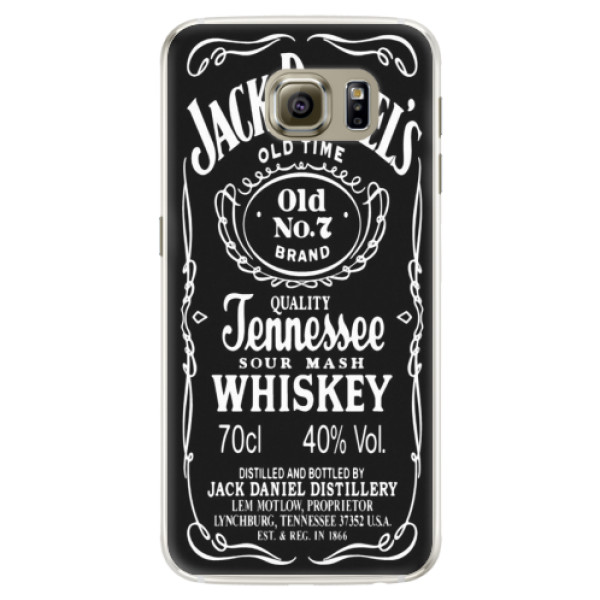 Silikónové puzdro iSaprio - Jack Daniels - Samsung Galaxy S6 Edge