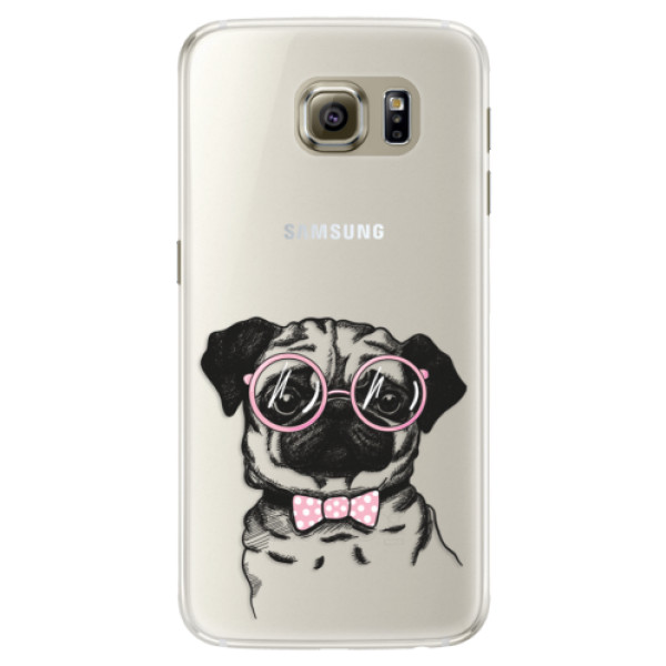 Silikónové puzdro iSaprio - The Pug - Samsung Galaxy S6 Edge