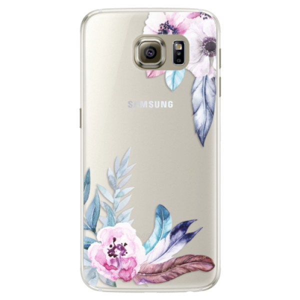 Silikónové puzdro iSaprio - Flower Pattern 04 - Samsung Galaxy S6 Edge