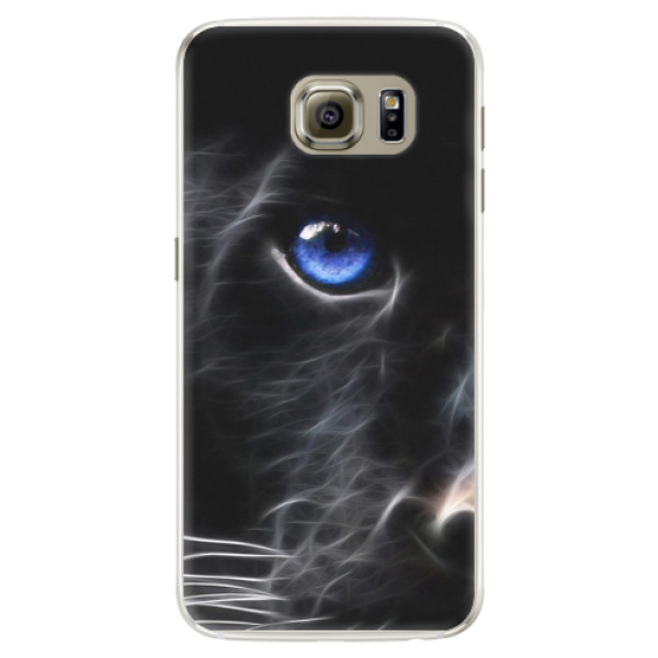 Silikónové puzdro iSaprio - Black Puma - Samsung Galaxy S6 Edge